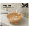 Brown Popular Design Color Art Basin Top Basin Bathroom Vanity